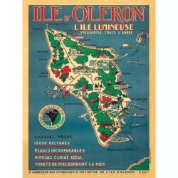 poster vintage ile doleron