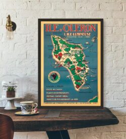 poster vintage ile doleron