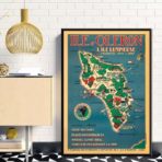 poster vintage ile doleron