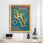 poster vintage ile doleron