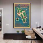 poster vintage ile doleron