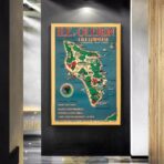 poster vintage ile doleron
