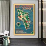 poster vintage ile doleron