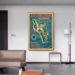 poster vintage ile doleron