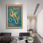 poster vintage ile doleron