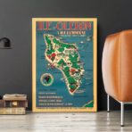 poster vintage ile doleron