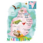 poster vintage mauritius