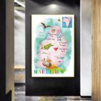 poster vintage mauritius
