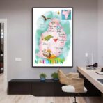poster vintage mauritius