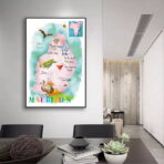 poster vintage mauritius