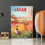 poster vintage del giappone