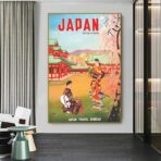 poster vintage del giappone