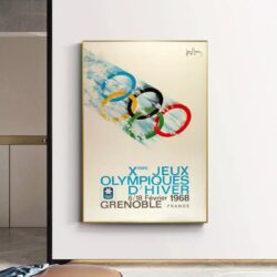poster vintage dei giochi olimpici