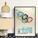 poster vintage dei giochi olimpici