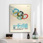 poster vintage dei giochi olimpici