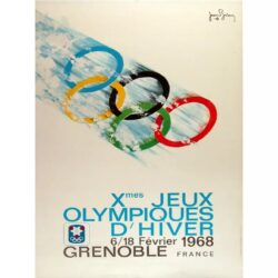 poster vintage dei giochi olimpici