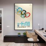 poster vintage dei giochi olimpici