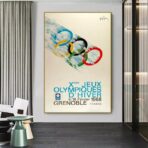 poster vintage dei giochi olimpici
