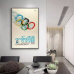 poster vintage dei giochi olimpici