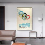 poster vintage dei giochi olimpici
