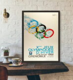 poster vintage dei giochi olimpici
