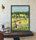 poster giura vintage