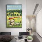poster giura vintage