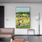 poster giura vintage