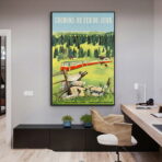 poster giura vintage