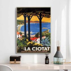 poster vintage la ciotat