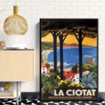 poster vintage la ciotat