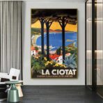 poster vintage la ciotat