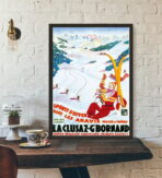 poster vintage la cluzaz