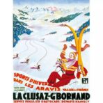 poster vintage la cluzaz