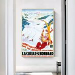 poster vintage la cluzaz