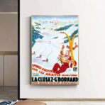 poster vintage la cluzaz