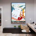 poster vintage la cluzaz