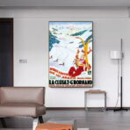 poster vintage la cluzaz