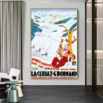 poster vintage la cluzaz