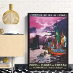 poster vintage la rochelle