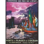 poster vintage la rochelle