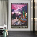 poster vintage la rochelle