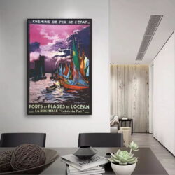 poster vintage la rochelle
