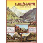 poster vintage la vallee du giffre