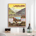 poster vintage la vallee du giffre