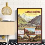 poster vintage la vallee du giffre