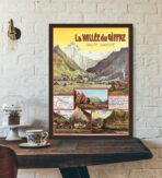 poster vintage la vallee du giffre