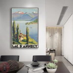 poster vintage lac dannecy