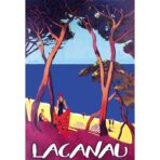 poster vintage lacanau