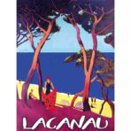 poster lacanau vintage 2